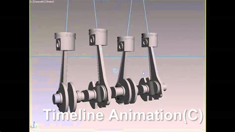 Piston Crankshaft Animation - YouTube