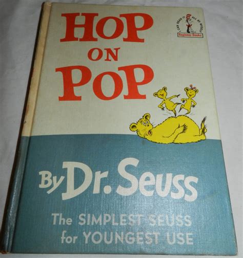 Hop on Pop Book Vintage copyright 1963 by Dr. Seuss