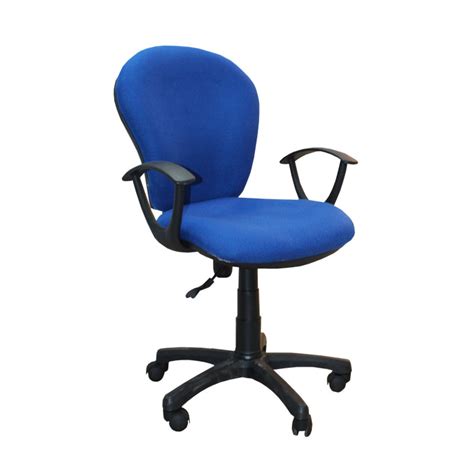 TYPIST CHAIR WITH ARM | BLUE – Arpico Furniture