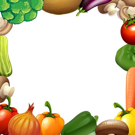 Vegetable Border Designs