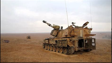 M109A1 artillery shooting [IDF] - YouTube