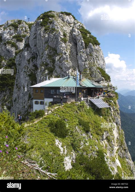 alpine hut in the mountains of Bavaria Stock Photo - Alamy