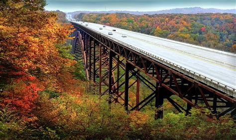 New River Gorge Bridge In Fall Photograph by Michael Forte