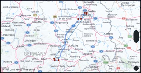 What is the distance from Jena Germany to Berlin Germany? Google Maps Mileage, Driving ...