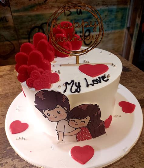 Love Theme Designer Cake - Avon Bakers