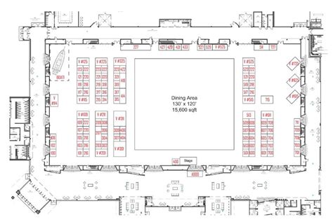 Exhibition Hall Floor Plan & Booth Assignments