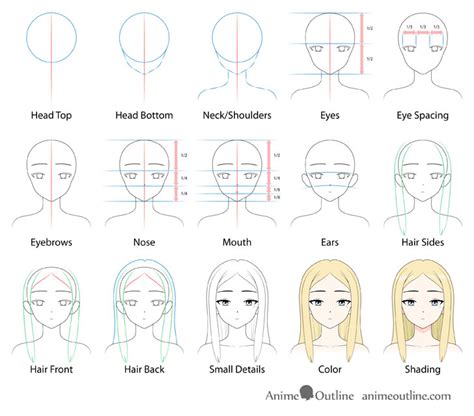 How to Draw a Beautiful Anime Girl Step by Step - AnimeOutline