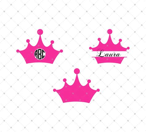 Princess Crown Svg Files for Cricut and Silhouette