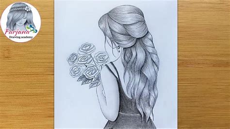 How To Draw A Flower Girl Step By | Best Flower Site