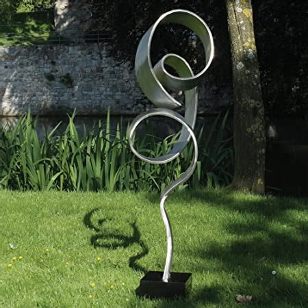 Synergy Stainless Steel Garden Sculpture - Contemporary Art: Amazon.co.uk: Garden & Outdoors