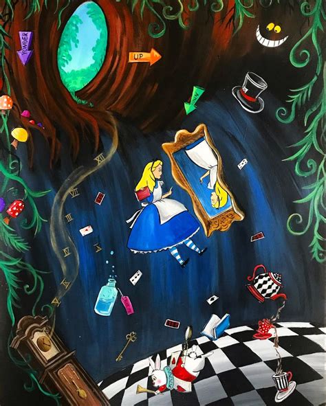 Alice Falling Down the Hole - Etsy | Alice in wonderland artwork, Alice ...