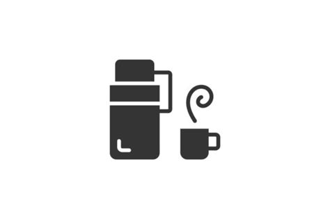 Coffee Thermos Icon Graphic by rudezstudio · Creative Fabrica