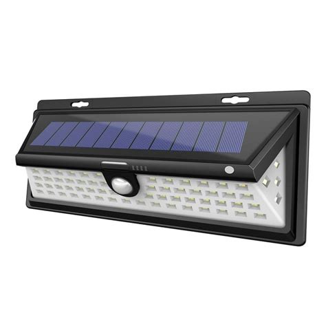 Solar LED Lights, Outdoor Motion Sensor Light Wall Mount 66 LEDs Garden ...