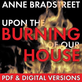 Anne Bradstreet Puritan Poetry, Upon the Burning of Our House PDF & Google Drive