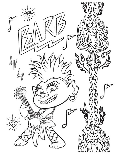 Trolls World Tour coloring pages - YouLoveIt.com