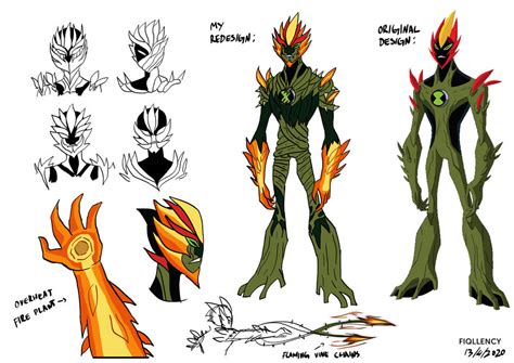 Swampfire redesign by Fiqllency on DeviantArt