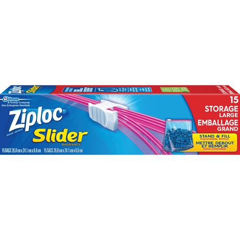 SC JOHNSON Ziploc® Slider Freezer Bags | SCN Industrial