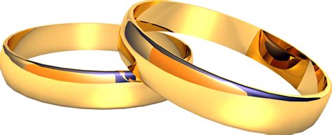 Wedding Golden Rings Png Image Transparent HQ PNG Download | FreePNGImg