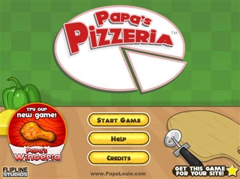 Papa`s Pizzeria - Funny Car Games