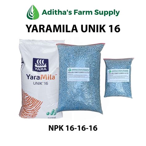 Yara Mila Unik 16 Fertilizer (NPK 16-16-16) 200 grams / 1 kilo | Shopee Philippines