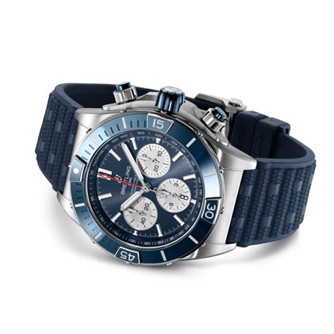 Super Chronomat B01 44 Stainless steel - Blue AB0136161C1S1 | Breitling US