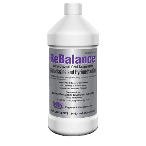 ReBalance Antiprotozoal Oral Suspension, Quart | Rebalancing, Oral, Treatment plan