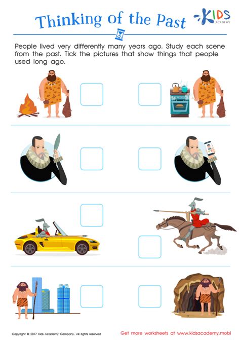 History Worksheets For Kids