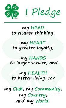 4-h pledge - Google Search | 4 h clover, 4 h, 4 h club