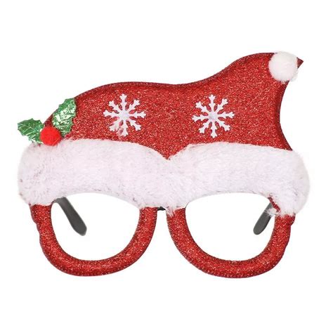 Christmas Cute Cartoon Glasses Frame Glittered Eyeglasses No | Etsy