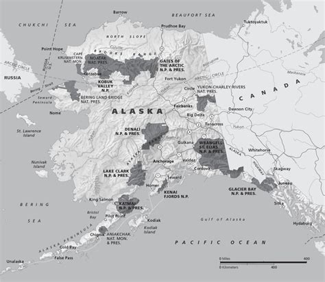 Alaska National Parks Map - Cartografix