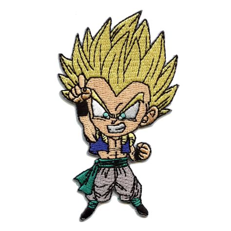 Dragon Ball Z Gotenks Character Anime Embroidered Iron On Patch