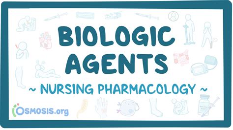 Biologic agents: Nursing pharmacology - Osmosis Video Library