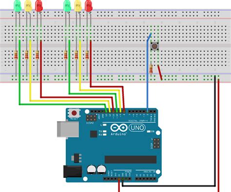 Basic Arduino Traffic Light Utilizing Interrupts : 6 Steps - Instructables