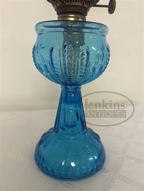 Blue Turkey Foot Oil Lamp – Jenkins Antiques