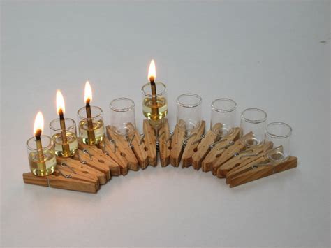 clothespin candlestick menorah – Green Prophet | Impact News for the Middle East