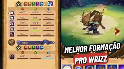 MELHOR FORMAÇÃO PRO WRIZZ - AFK ARENA - YouTube