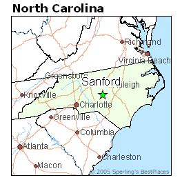 Best Places to Live in Sanford, North Carolina