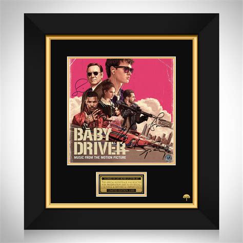 Baby Driver Soundtrack LP Cover Limited Signature Edition Custom Frame ...