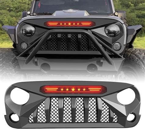 Jeep Wrangler Angry Eyes Grill