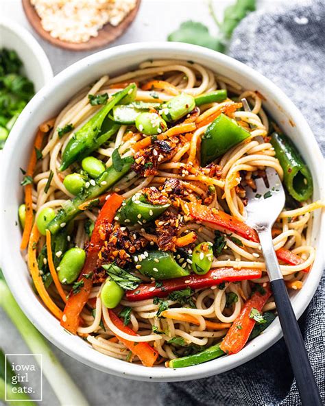 Sesame Noodle Salad - Fresh + Light + Veggie-Packed