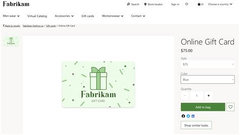 E-commerce digital gift cards - Commerce | Dynamics 365 | Microsoft Learn