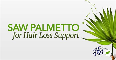 Saw Palmetto Hair Loss Support Products for Men & Women