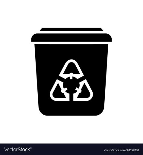 Medical waste disposal icon Royalty Free Vector Image