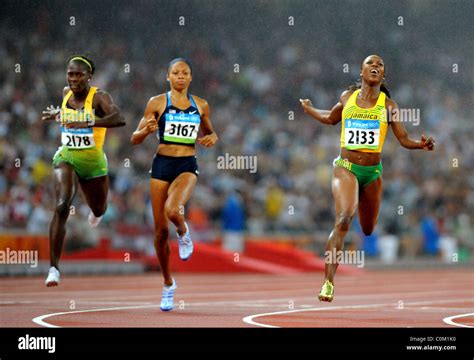 Veronica Campbell-Brown of Jamaica wins gold in 21.74 seconds in the ...