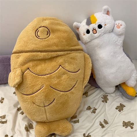 82cm Tik Tok Taiyaki Doll Cat Pillow Plush Toy Transformation Tool ...