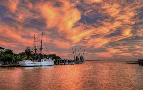 Shem Creek Sunset Photograph by Douglas Berry - Fine Art America