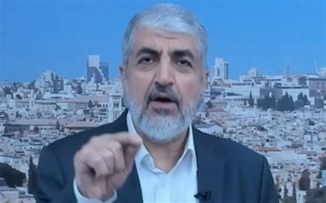 Hamas Founder Khaled Mashal Urges Global Muslim Uprising, Calling for ...