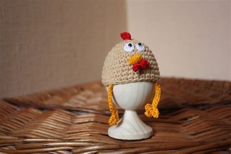 Chicken Egg Cosy crochet egg cozy Cute Easter Gift Hen Egg | Etsy