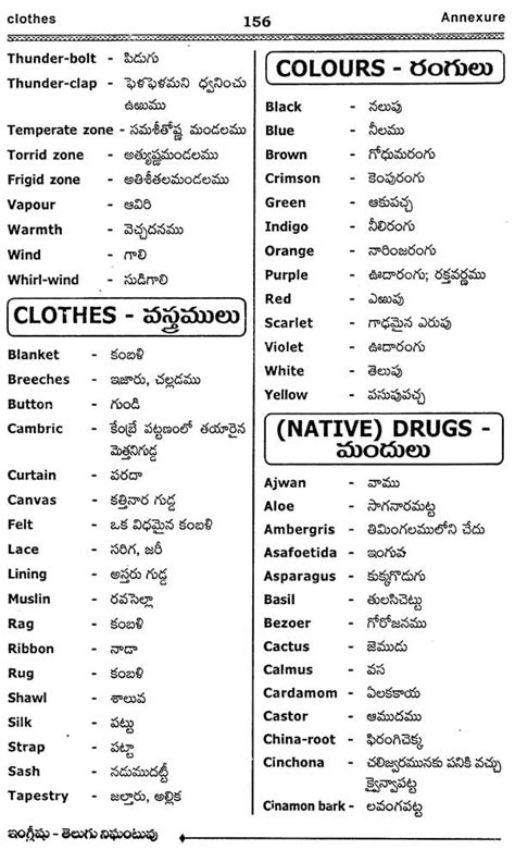 English- Telugu Dictionary (Telugu) | Exotic India Art