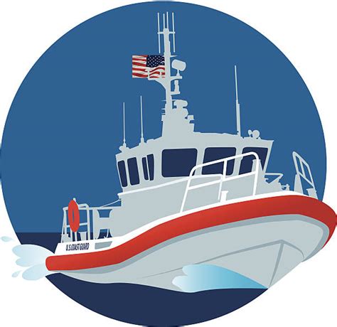 U.S. Coast Guard Boat Illustrations, Royalty-Free Vector Graphics ...